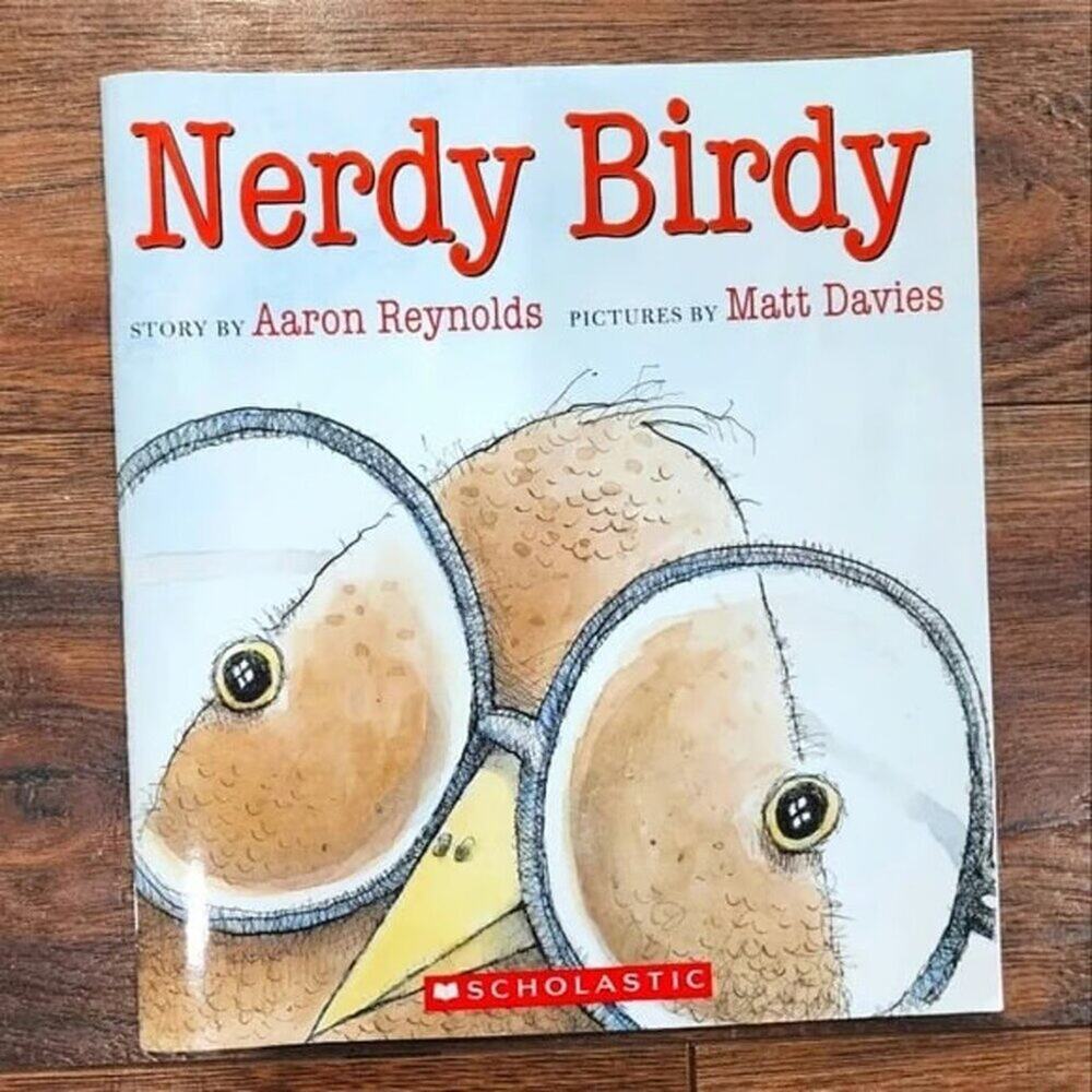 Nerdy Birdy by Aaron Reynolds Children's Illustrated Fiction Paperback Book